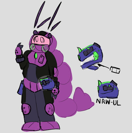 a redesign sketch for Metro's armor. Art dated November 4th, 2022.